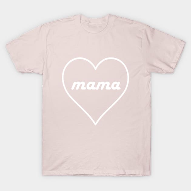 mama in heart T-Shirt by halazidan